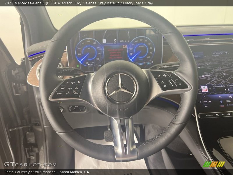 Selenite Gray Metallic / Black/Space Gray 2023 Mercedes-Benz EQE 350+ 4Matic SUV