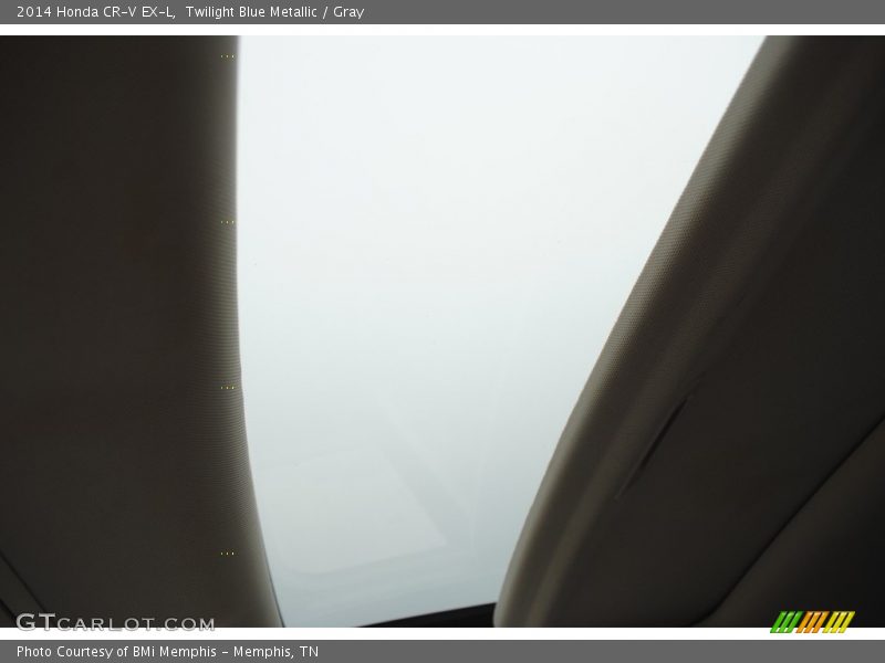 Twilight Blue Metallic / Gray 2014 Honda CR-V EX-L
