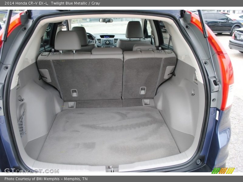 Twilight Blue Metallic / Gray 2014 Honda CR-V EX-L