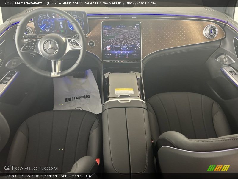 Selenite Gray Metallic / Black/Space Gray 2023 Mercedes-Benz EQE 350+ 4Matic SUV