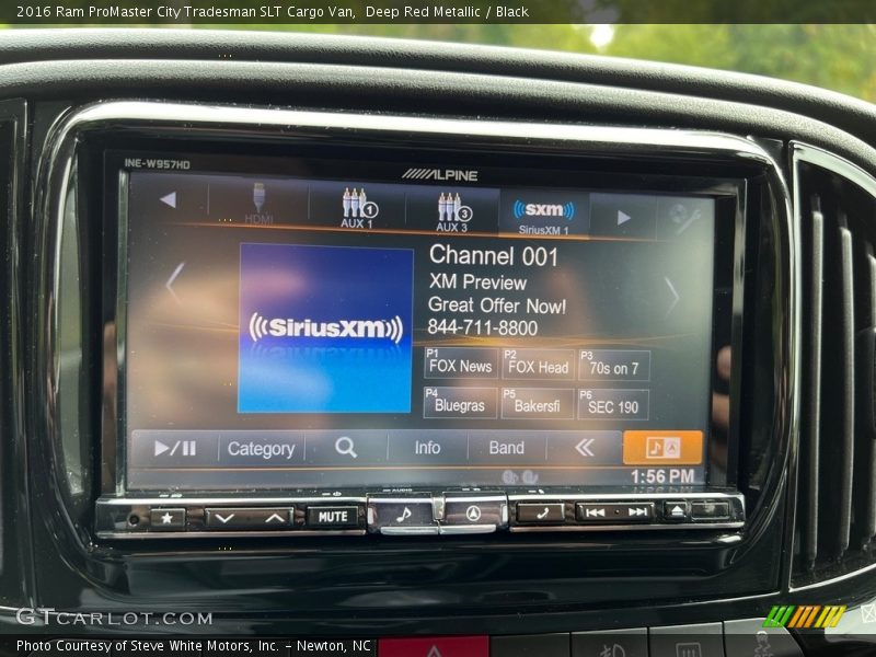 Controls of 2016 ProMaster City Tradesman SLT Cargo Van