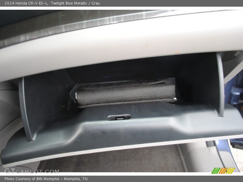 Twilight Blue Metallic / Gray 2014 Honda CR-V EX-L