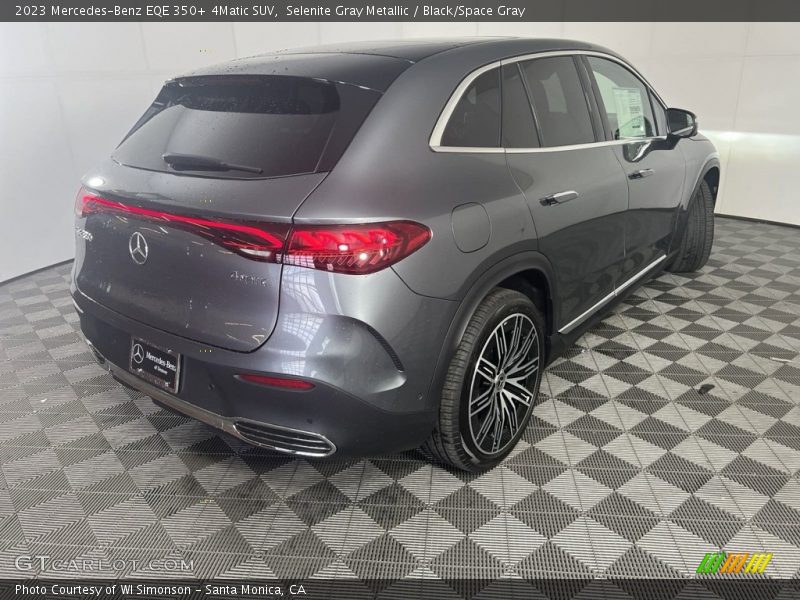 Selenite Gray Metallic / Black/Space Gray 2023 Mercedes-Benz EQE 350+ 4Matic SUV