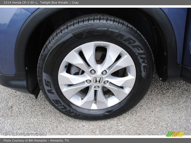 Twilight Blue Metallic / Gray 2014 Honda CR-V EX-L