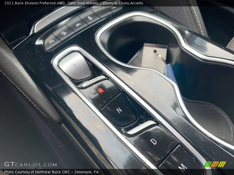 Satin Steel Metallic / Ebony w/Ebony Accents 2021 Buick Envision Preferred AWD