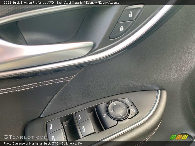 Satin Steel Metallic / Ebony w/Ebony Accents 2021 Buick Envision Preferred AWD