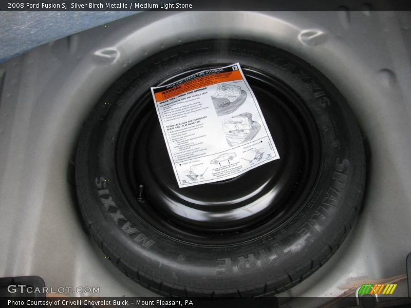 Silver Birch Metallic / Medium Light Stone 2008 Ford Fusion S