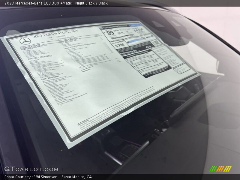 Night Black / Black 2023 Mercedes-Benz EQB 300 4Matic