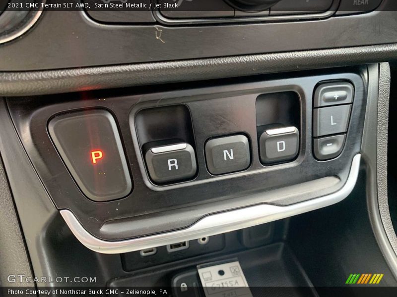 Satin Steel Metallic / Jet Black 2021 GMC Terrain SLT AWD