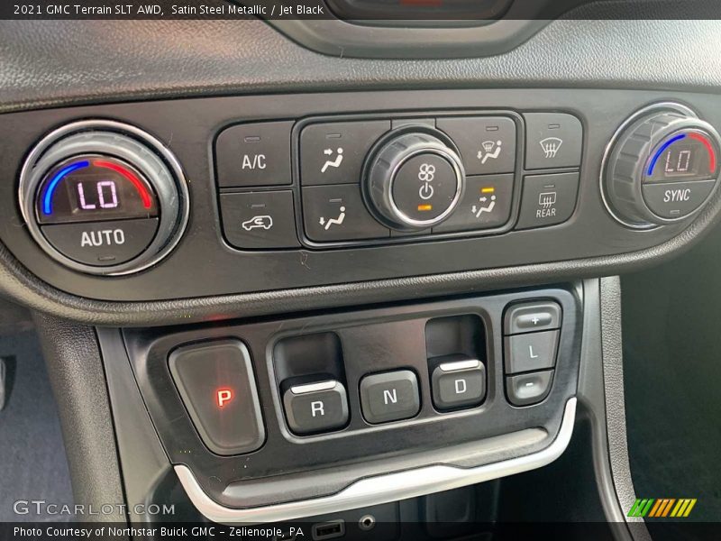 Controls of 2021 Terrain SLT AWD