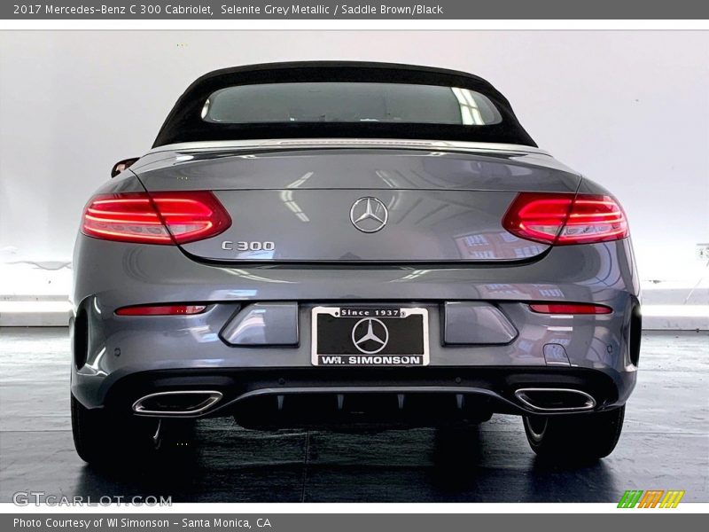 Selenite Grey Metallic / Saddle Brown/Black 2017 Mercedes-Benz C 300 Cabriolet