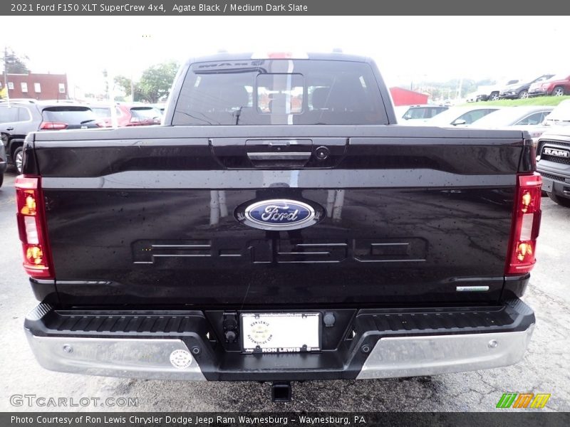 Agate Black / Medium Dark Slate 2021 Ford F150 XLT SuperCrew 4x4