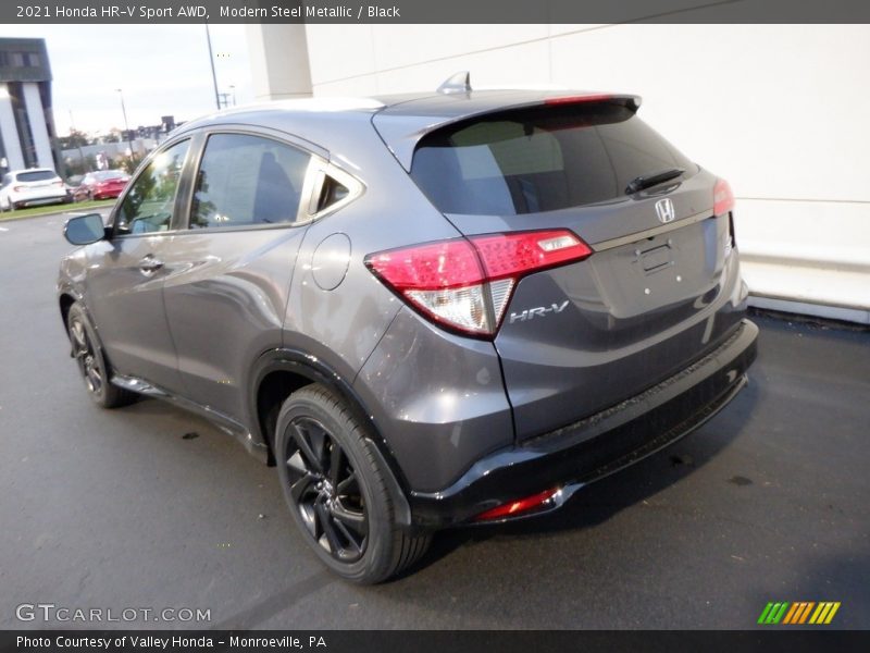 Modern Steel Metallic / Black 2021 Honda HR-V Sport AWD