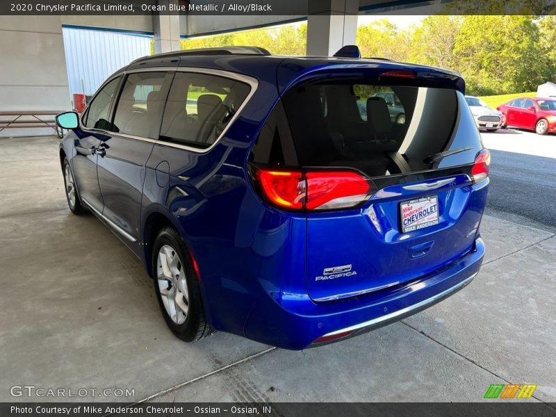 Ocean Blue Metallic / Alloy/Black 2020 Chrysler Pacifica Limited