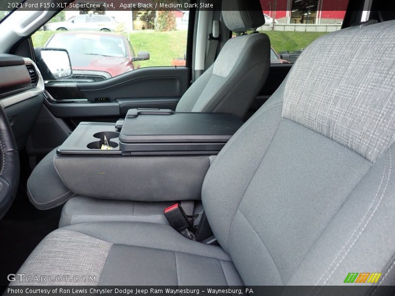 Agate Black / Medium Dark Slate 2021 Ford F150 XLT SuperCrew 4x4