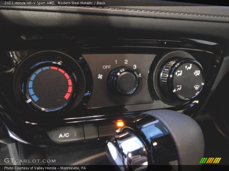 Modern Steel Metallic / Black 2021 Honda HR-V Sport AWD