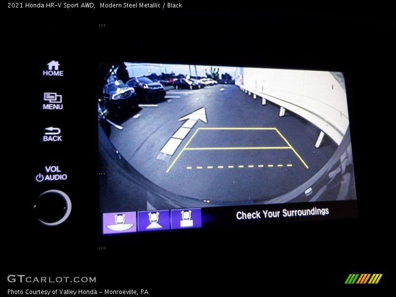 Modern Steel Metallic / Black 2021 Honda HR-V Sport AWD