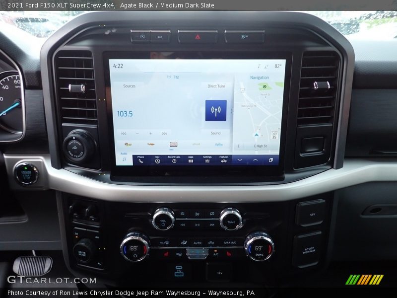 Agate Black / Medium Dark Slate 2021 Ford F150 XLT SuperCrew 4x4