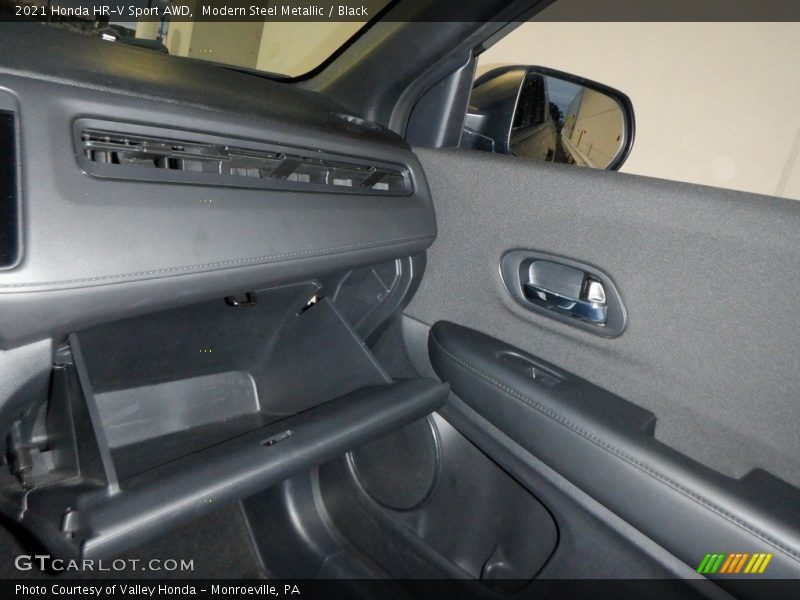 Modern Steel Metallic / Black 2021 Honda HR-V Sport AWD