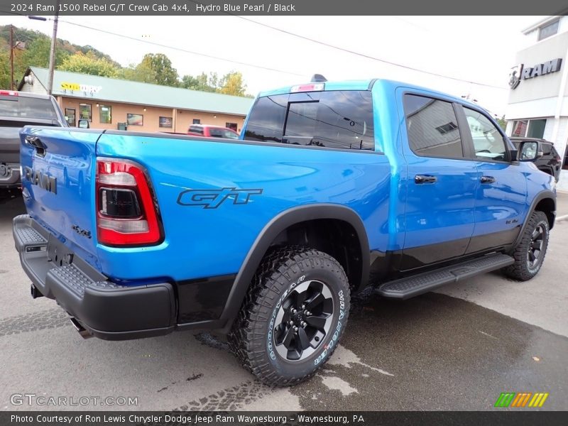 Hydro Blue Pearl / Black 2024 Ram 1500 Rebel G/T Crew Cab 4x4