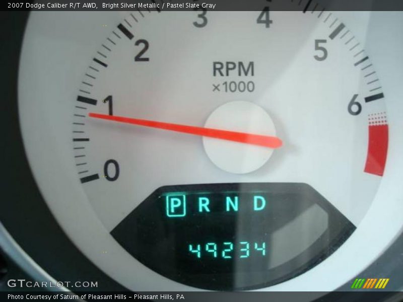 Bright Silver Metallic / Pastel Slate Gray 2007 Dodge Caliber R/T AWD