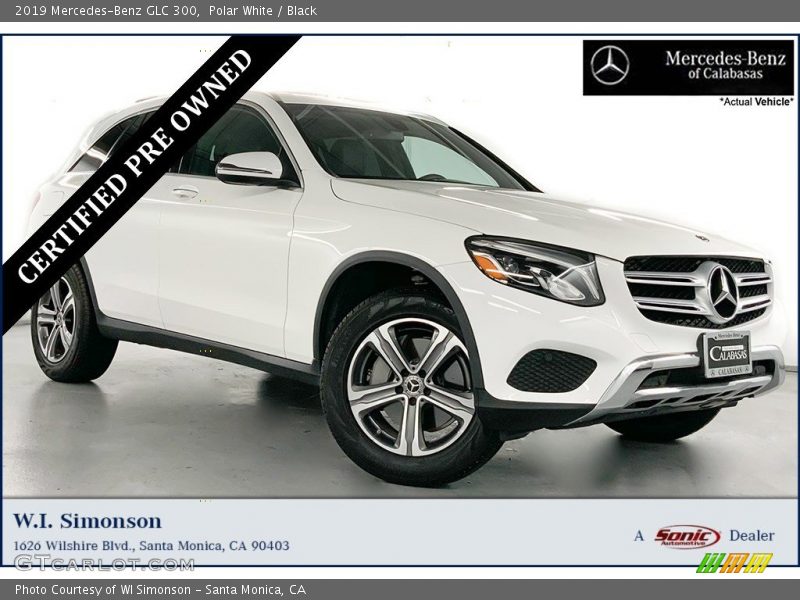 Polar White / Black 2019 Mercedes-Benz GLC 300