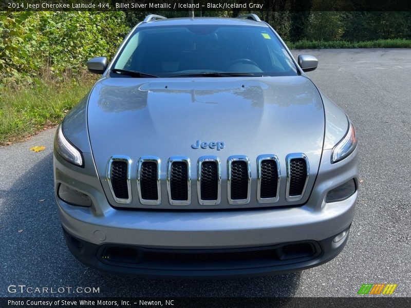 Billet Silver Metallic / Iceland - Black/Iceland Gray 2014 Jeep Cherokee Latitude 4x4