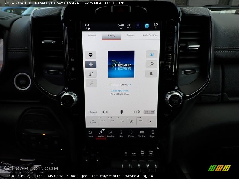 Controls of 2024 1500 Rebel G/T Crew Cab 4x4