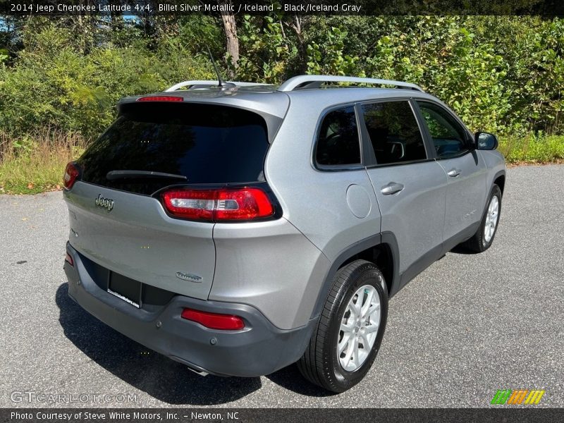 Billet Silver Metallic / Iceland - Black/Iceland Gray 2014 Jeep Cherokee Latitude 4x4