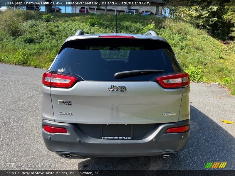 Billet Silver Metallic / Iceland - Black/Iceland Gray 2014 Jeep Cherokee Latitude 4x4