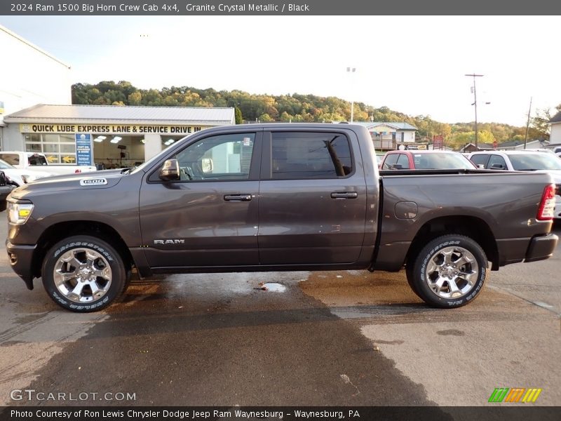 Granite Crystal Metallic / Black 2024 Ram 1500 Big Horn Crew Cab 4x4