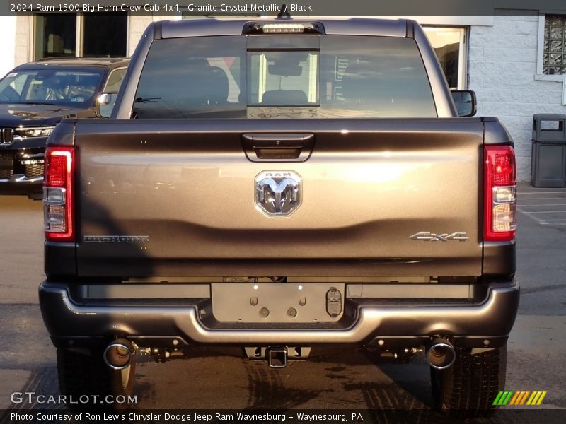 Granite Crystal Metallic / Black 2024 Ram 1500 Big Horn Crew Cab 4x4