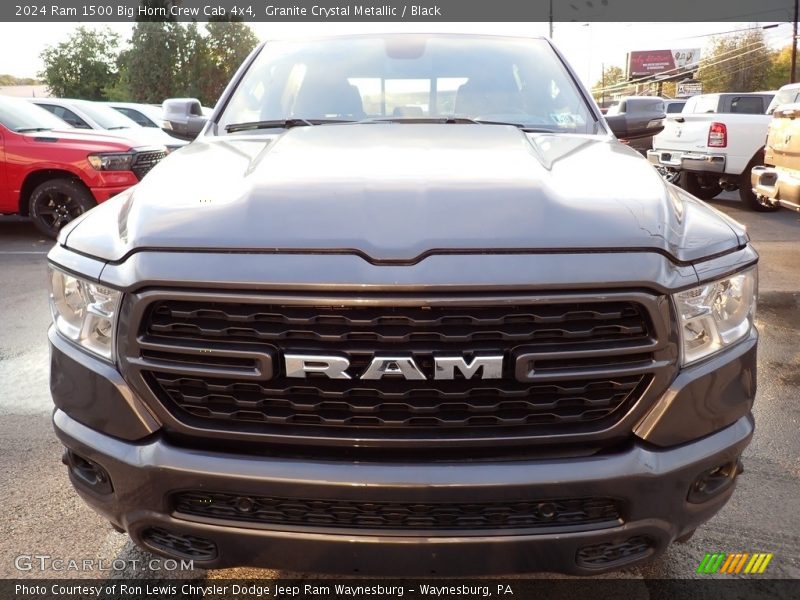 Granite Crystal Metallic / Black 2024 Ram 1500 Big Horn Crew Cab 4x4