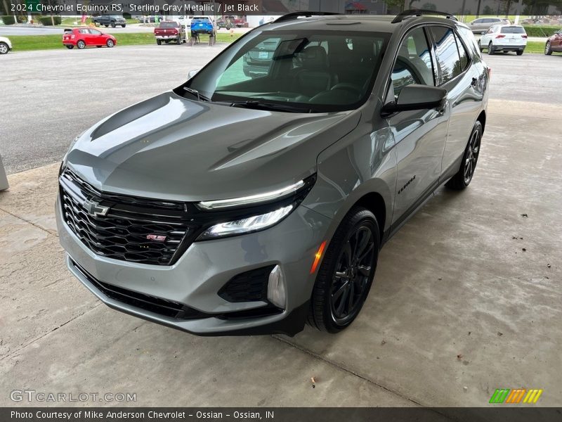 Sterling Gray Metallic / Jet Black 2024 Chevrolet Equinox RS