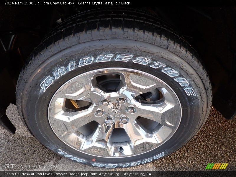 Granite Crystal Metallic / Black 2024 Ram 1500 Big Horn Crew Cab 4x4