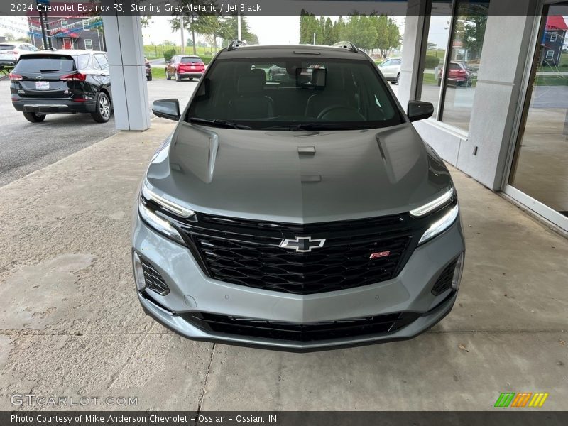 Sterling Gray Metallic / Jet Black 2024 Chevrolet Equinox RS