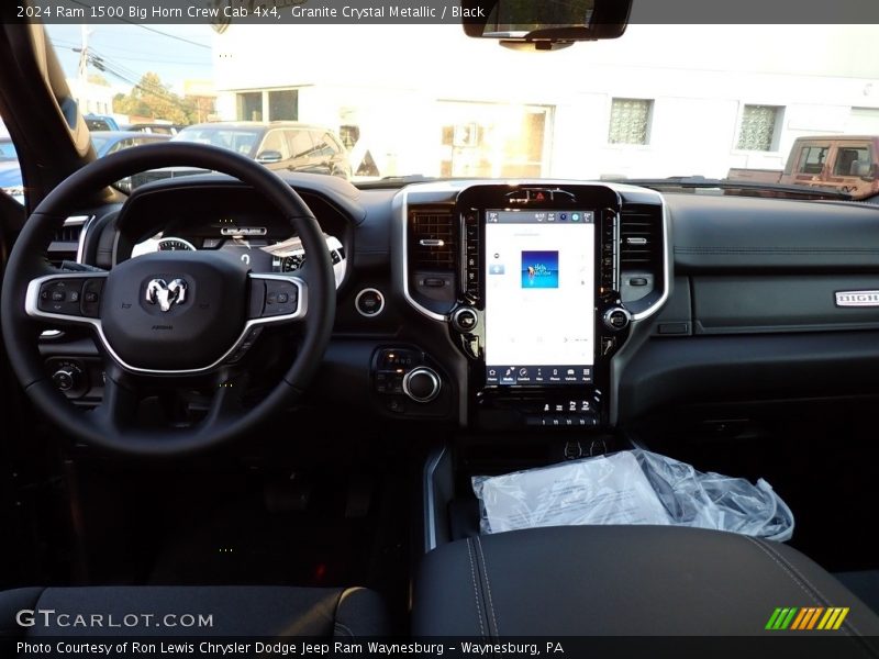 Granite Crystal Metallic / Black 2024 Ram 1500 Big Horn Crew Cab 4x4