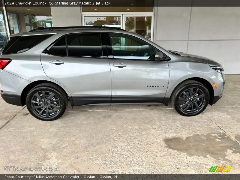Sterling Gray Metallic / Jet Black 2024 Chevrolet Equinox RS