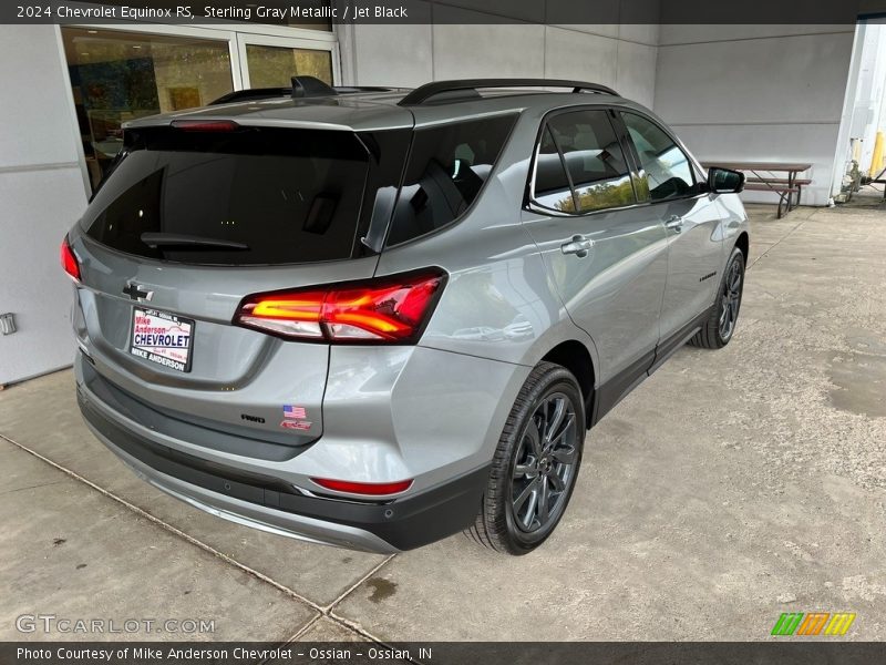 Sterling Gray Metallic / Jet Black 2024 Chevrolet Equinox RS