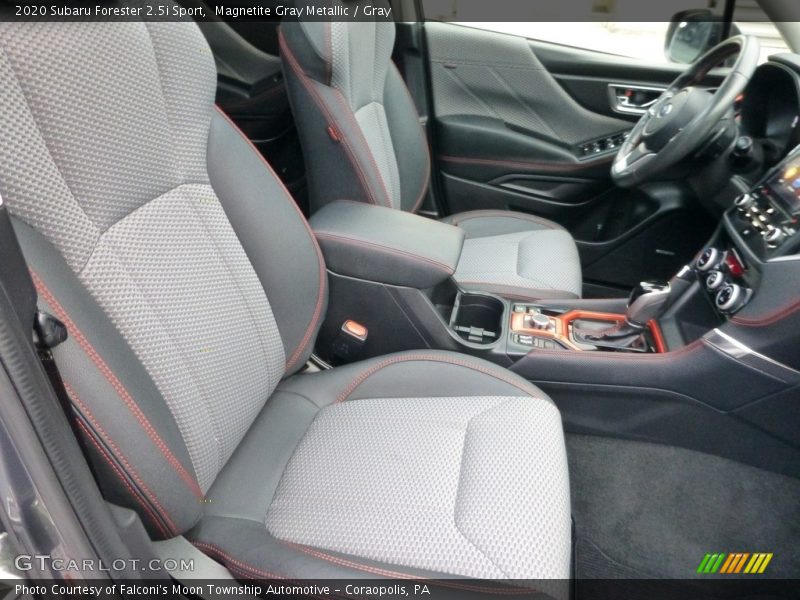 Front Seat of 2020 Forester 2.5i Sport