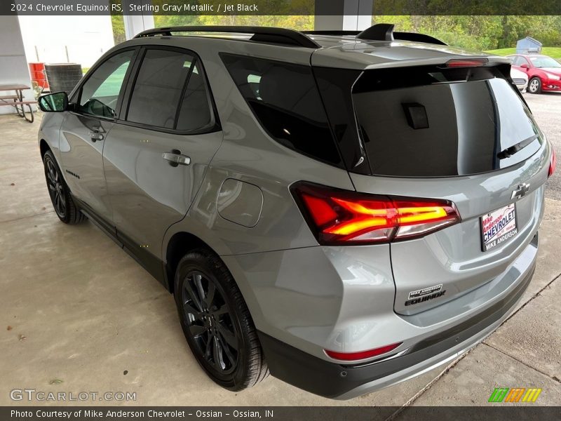 Sterling Gray Metallic / Jet Black 2024 Chevrolet Equinox RS