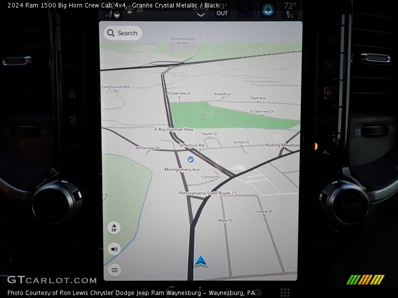 Granite Crystal Metallic / Black 2024 Ram 1500 Big Horn Crew Cab 4x4