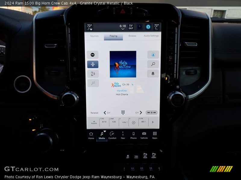 Granite Crystal Metallic / Black 2024 Ram 1500 Big Horn Crew Cab 4x4