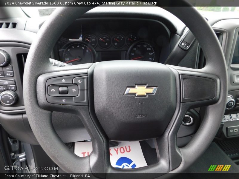  2024 Silverado 1500 Custom Crew Cab 4x4 Steering Wheel