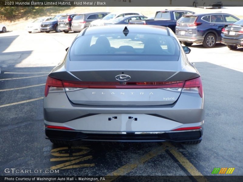 Fluid Metal / Black 2023 Hyundai Elantra Limited Hybrid