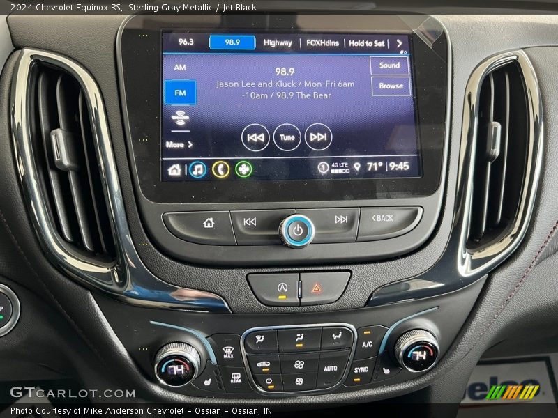 Controls of 2024 Equinox RS