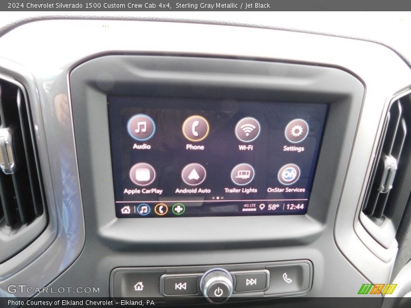 Controls of 2024 Silverado 1500 Custom Crew Cab 4x4