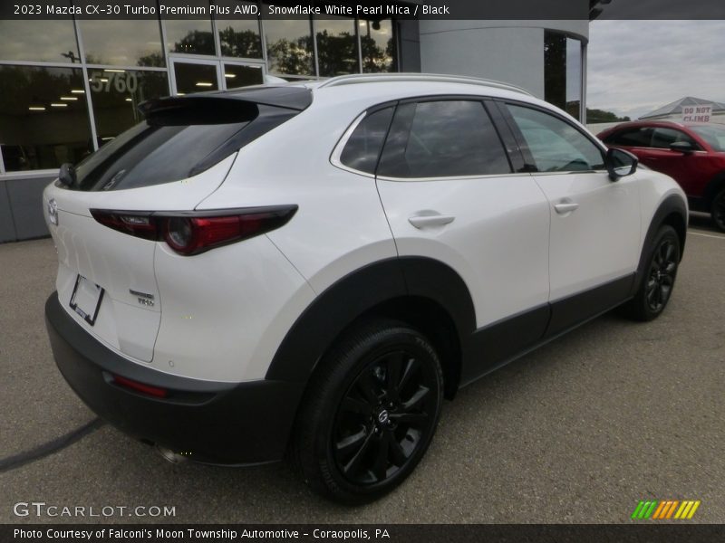 Snowflake White Pearl Mica / Black 2023 Mazda CX-30 Turbo Premium Plus AWD