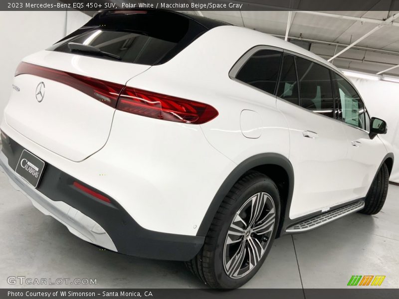 Polar White / Macchiato Beige/Space Gray 2023 Mercedes-Benz EQS 450+ SUV