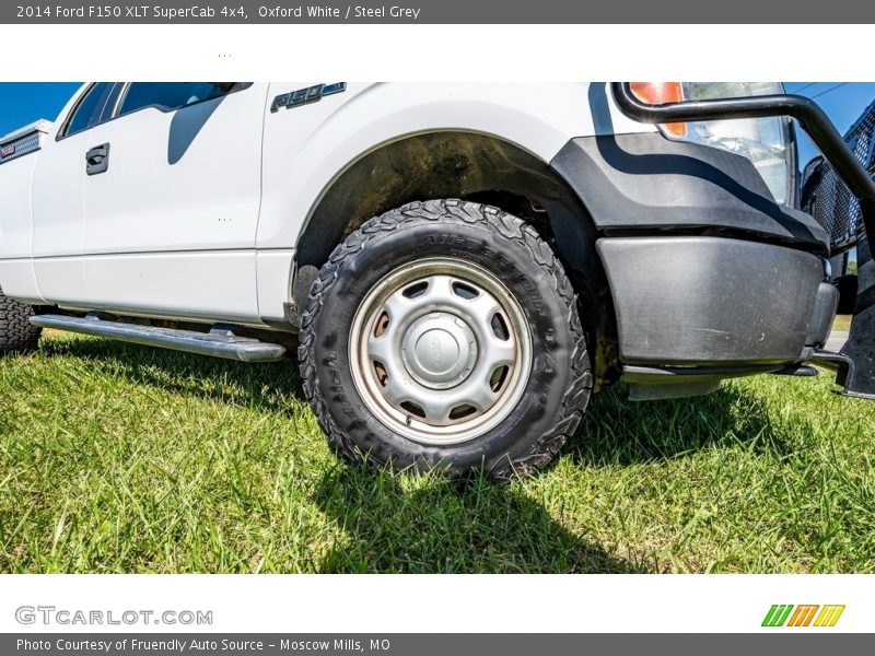 Oxford White / Steel Grey 2014 Ford F150 XLT SuperCab 4x4